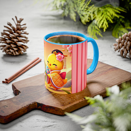 Whimsical Springtime Exchange Colorful Mugs (11oz, 15oz)