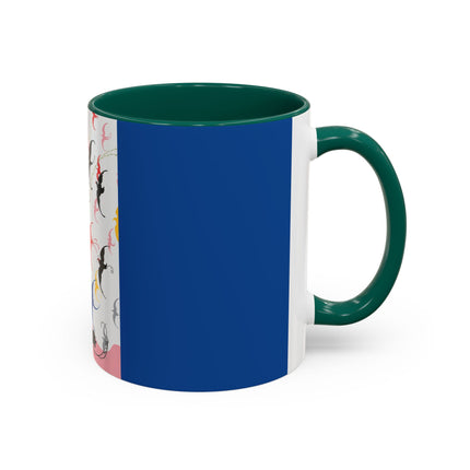 Flight of the Songbirds Colorful Mugs – Theatrical Whimsy & Colorful Harmony
