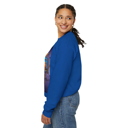 Whimsical Halloween Mischief Unisex Heavy Blend™ Crewneck Sweatshirt