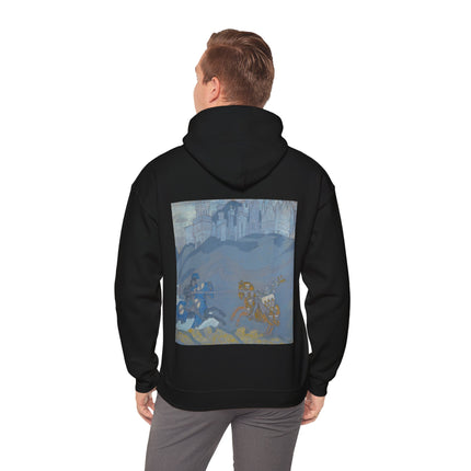 The Duel by Nicholas Roerich Unisex Heavy Blend™ Hooded Sweatshirt