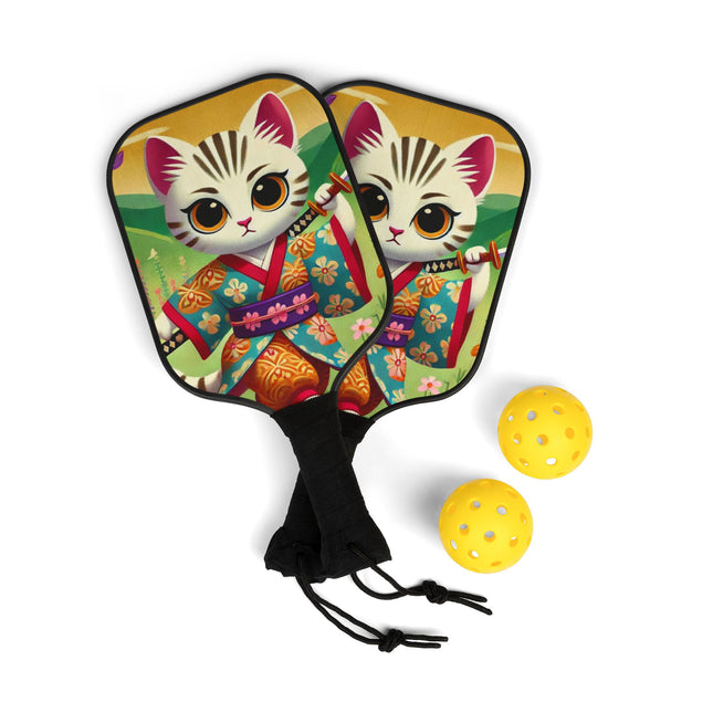 Samurai Kitten Pickleball Kit – Bold Strides & Honorable Blades