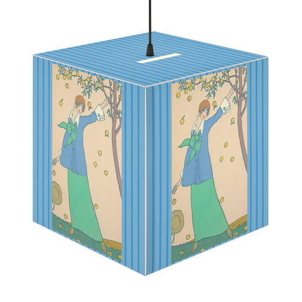 Le Verger by Georges Lepape Light Cube Lamp