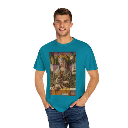 Madonna and Child by Carlo Crivelli Unisex Garment-Dyed T-shirt
