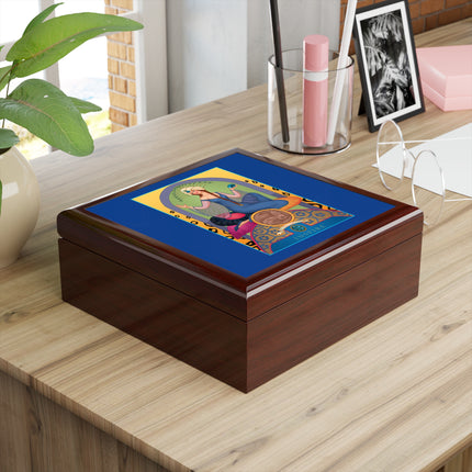December & Tanzanite (from the Gem Series) by Sofia Chiostri Jewelry Box