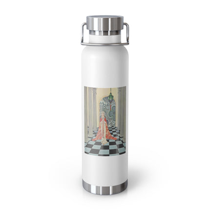 Cadmus Beheld a Female Figure by Virginia Frances Sterrett Copper Vacuum Insulated Bottle, 22oz