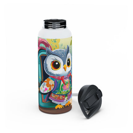 Baby Owl Stainless Steel Water Bottle