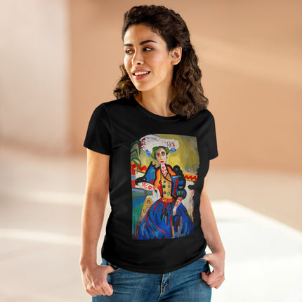A Mulher by Amadeo de Souza-Carosa Women's Midweight Cotton Tee