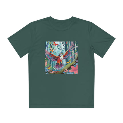 A Colorful Raptor Youth Competitor Tee