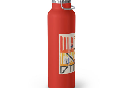 Maquettes de Théatre 4 by Alexandra Exter Copper Vacuum Insulated Bottle, 22oz