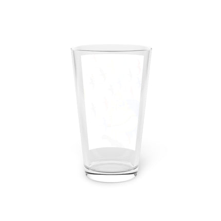 Flight of the Songbirds Pint Glass – Theatrical Whimsy & Colorful Harmony