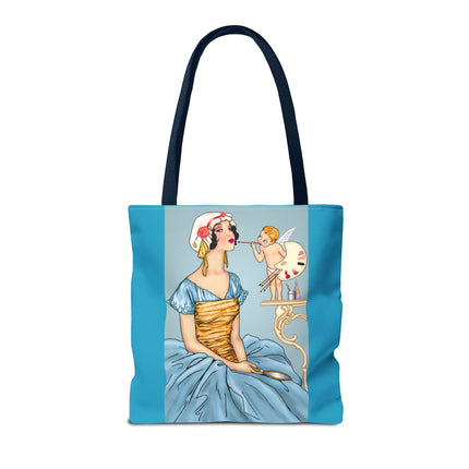 The Enchanting Painter: A Fairy's Artistic Touch Tote Bag (AOP)