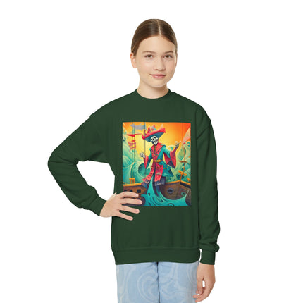 Skeleton Crew of the Misty Seas Youth Crewneck Sweatshirt