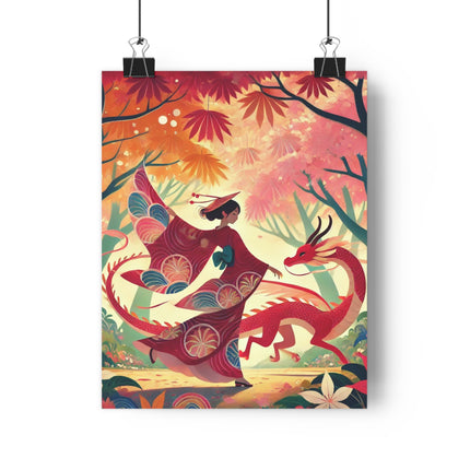The Dragon Fairy’s Dance Giclée Art Print