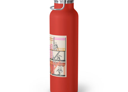 Maquettes de Théatre 4 by Alexandra Exter Copper Vacuum Insulated Bottle, 22oz
