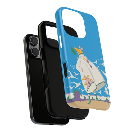 Seaside Wanderer Phone Case – Whimsical Charm & Coastal Delight