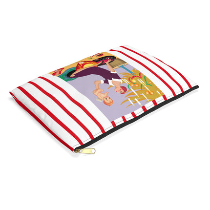 Art Deco Christmas Accessory Pouch
