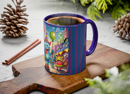 Monster Parade Madness Colorful Mugs (11oz, 15oz)