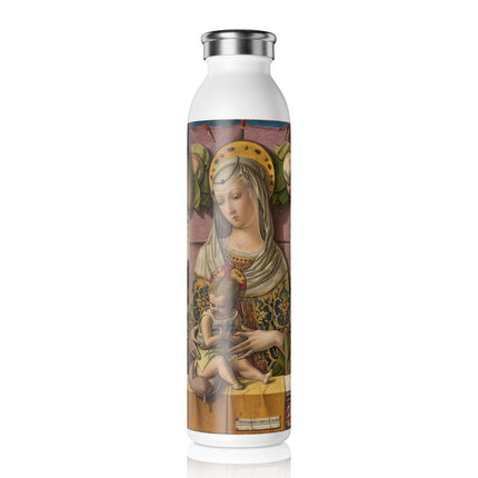 Madonna and Child by Carlo Crivelli Slim Water Bottle