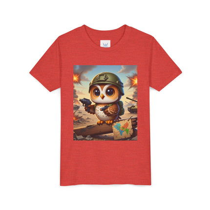 Owl on the Front Lines Youth Short Sleeve Tee