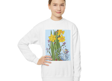 Daffodil Fairy Youth Crewneck Sweatshirt