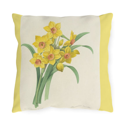 Choix des plus belles fleurs, Plate 052 by Pierre Joseph Redouté Outdoor Pillows