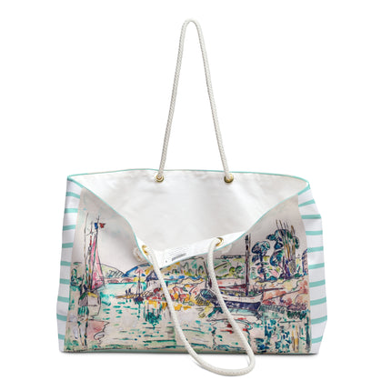 Concarneau by Paul Signac Weekender Bag