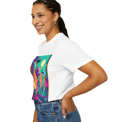 Dance of the Skeleton Ballerinas Unisex Garment-Dyed T-shirt
