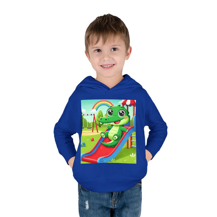 Playground Crocodile Joy Toddler Pullover Fleece Hoodie
