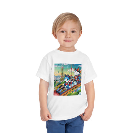 Kitsune Carnival Toddler Short Sleeve Tee