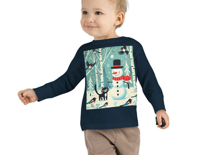 Frosty Forest Friends Toddler Long Sleeve Tee