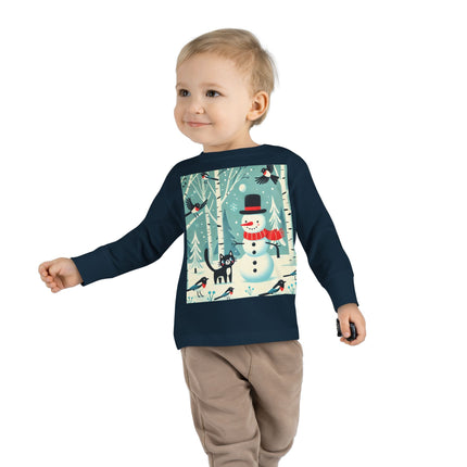 Frosty Forest Friends Toddler Long Sleeve Tee