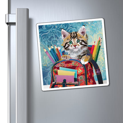 Whiskered Wanderings Magnets (3 Sizes)