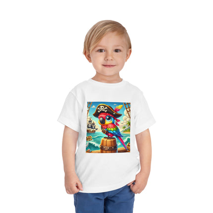 Captain Parrot and the Treasure Seas Toddler Short Sleeve Tee