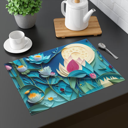 Ethereal Moonlit Lake Placemat, 1pc