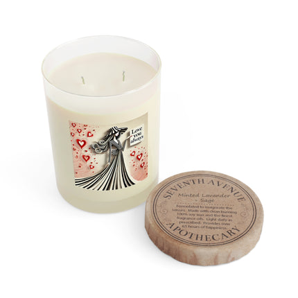 Love You Always Scented Candle - Full Glass, 11oz