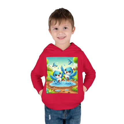 Bluebird Playtime Toddler Pullover Fleece Hoodie