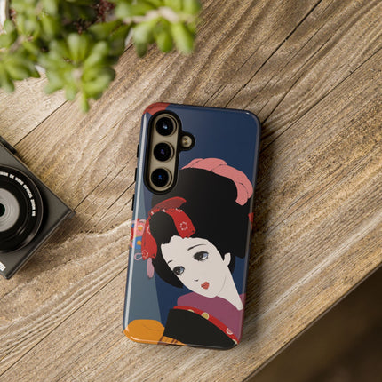 Geisha Portrait Phone Case – Elegant Beauty & Timeless Grace