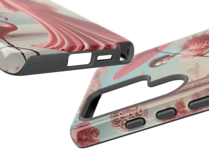 Petals, Porcelain, and Flamingos Phone Cases