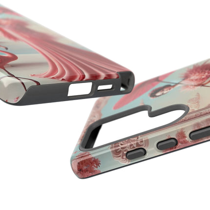 Petals, Porcelain, and Flamingos Phone Cases