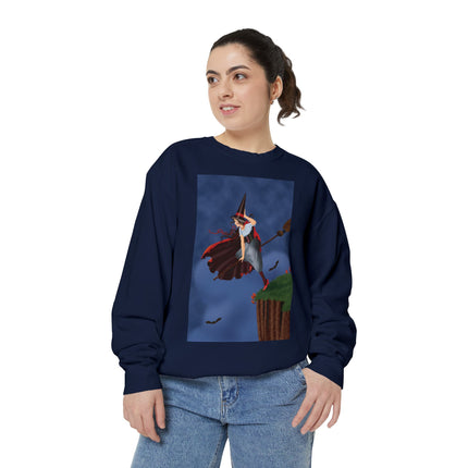 The Enchanted Witch Unisex Garment-Dyed Sweatshirt
