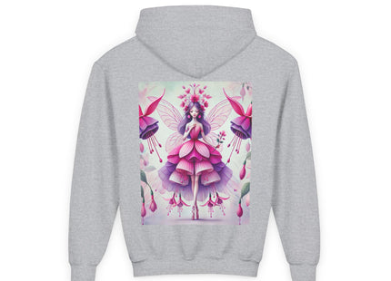 Fuchsia Fairy Youth Heavy Blend Hooded Sweatshirt