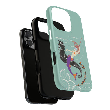 Mermaid on Seahorse Phone Case – Mythic Ocean Grace