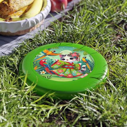 Parrot Dance of the Geisha Kitten Wham-O Frisbee – Tropical Twirls & Vibrant Vibes