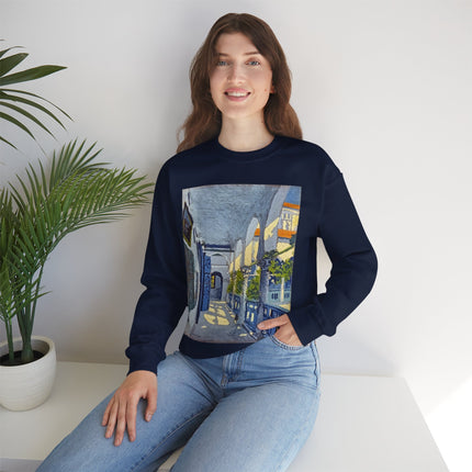 Gallery of a Moroccan Riad by George Gaudion Heavy Blend™ Crewneck Sweatshirt