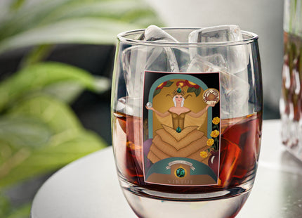 June & Pearl, Alexandrite (from the Gem Series) by Sofia Chiostri Whiskey Glass