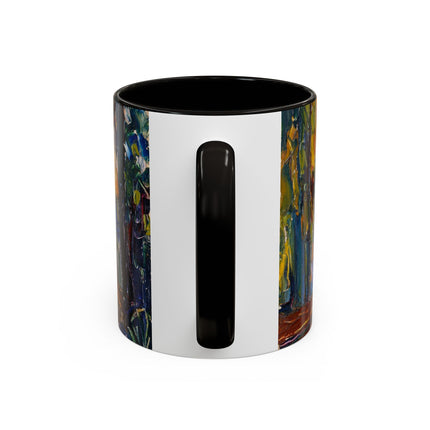 In the Park of St. Cloud by Wassily Kandinsky Colorful Mugs (11oz, 15oz)