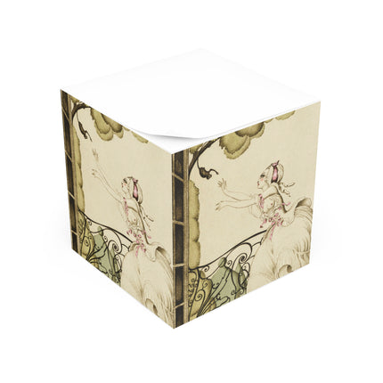 Sur talons rouges (On Red Heels) pl 02 by Gerda Wegener Note Cube