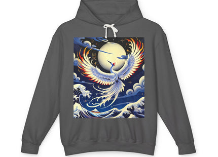 Majestic White Crane Hoodie