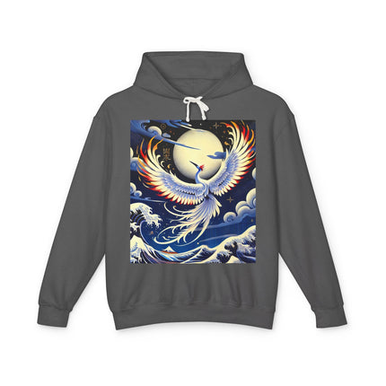 Majestic White Crane Hoodie