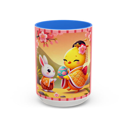 Whimsical Springtime Exchange Colorful Mugs (11oz, 15oz)